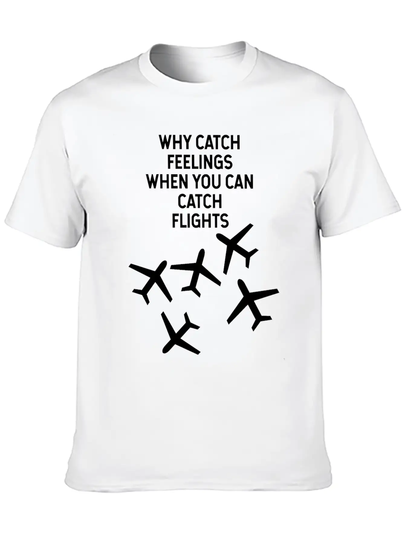 TRAVEL Basic Graphic T-Shirt – Daily Comfort In Soft Cotton