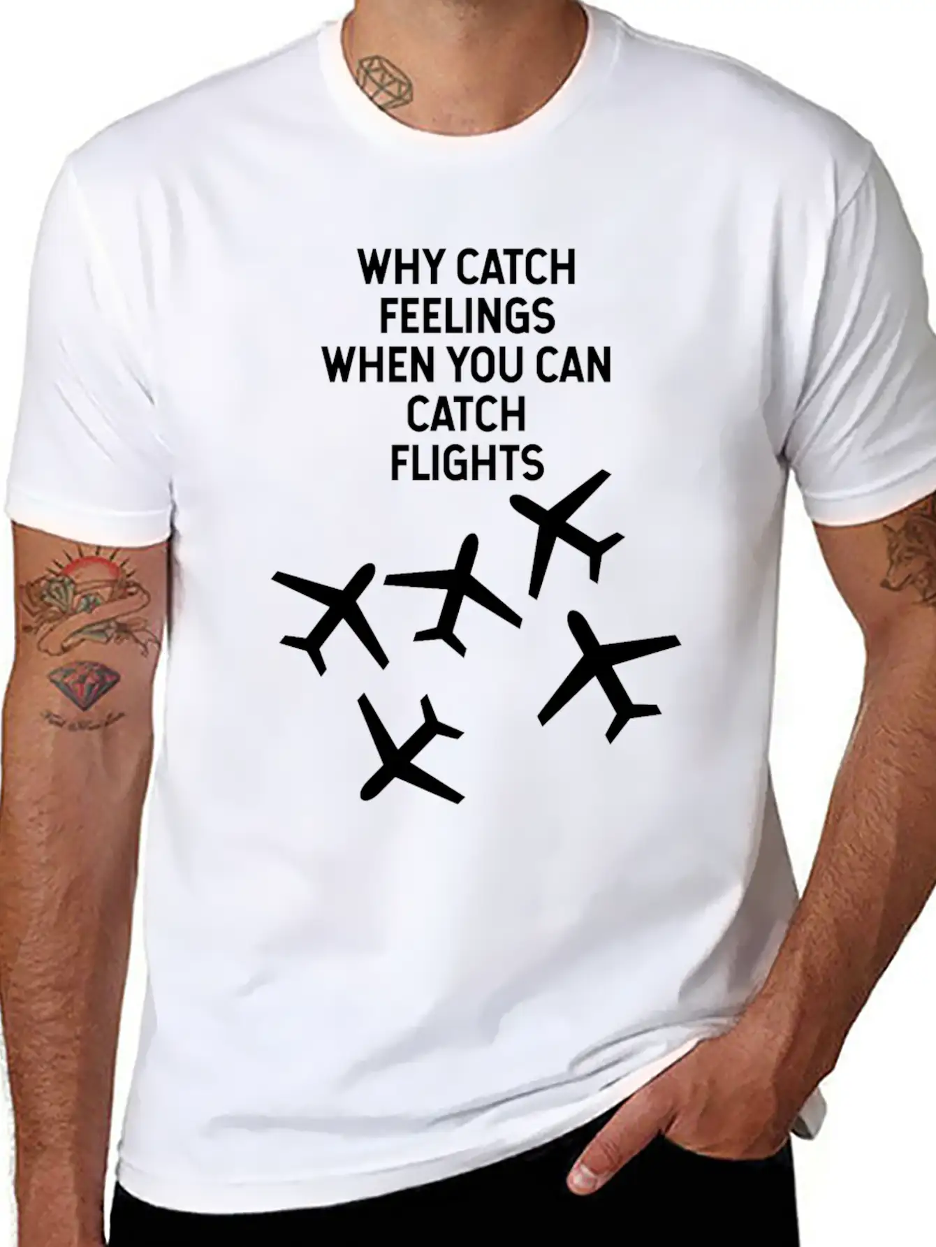 TRAVEL Basic Graphic T-Shirt – Daily Comfort In Soft Cotton