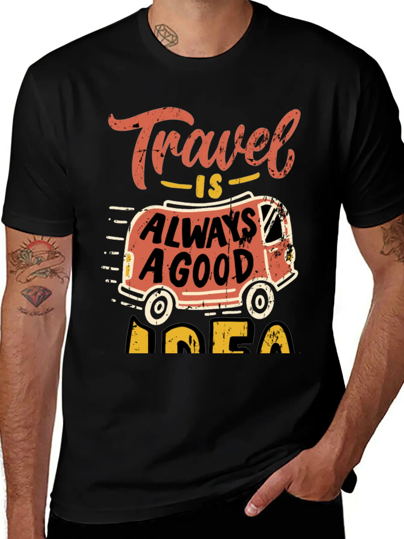 Travel Essential Cotton Tee For Daily Outfits – Unisex Style