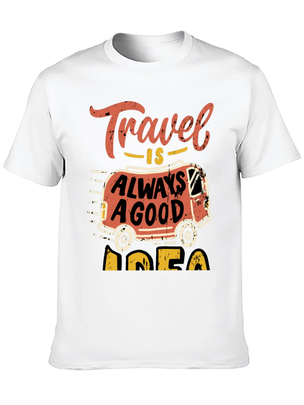 Travel Essential Cotton Tee For Daily Outfits – Unisex Style