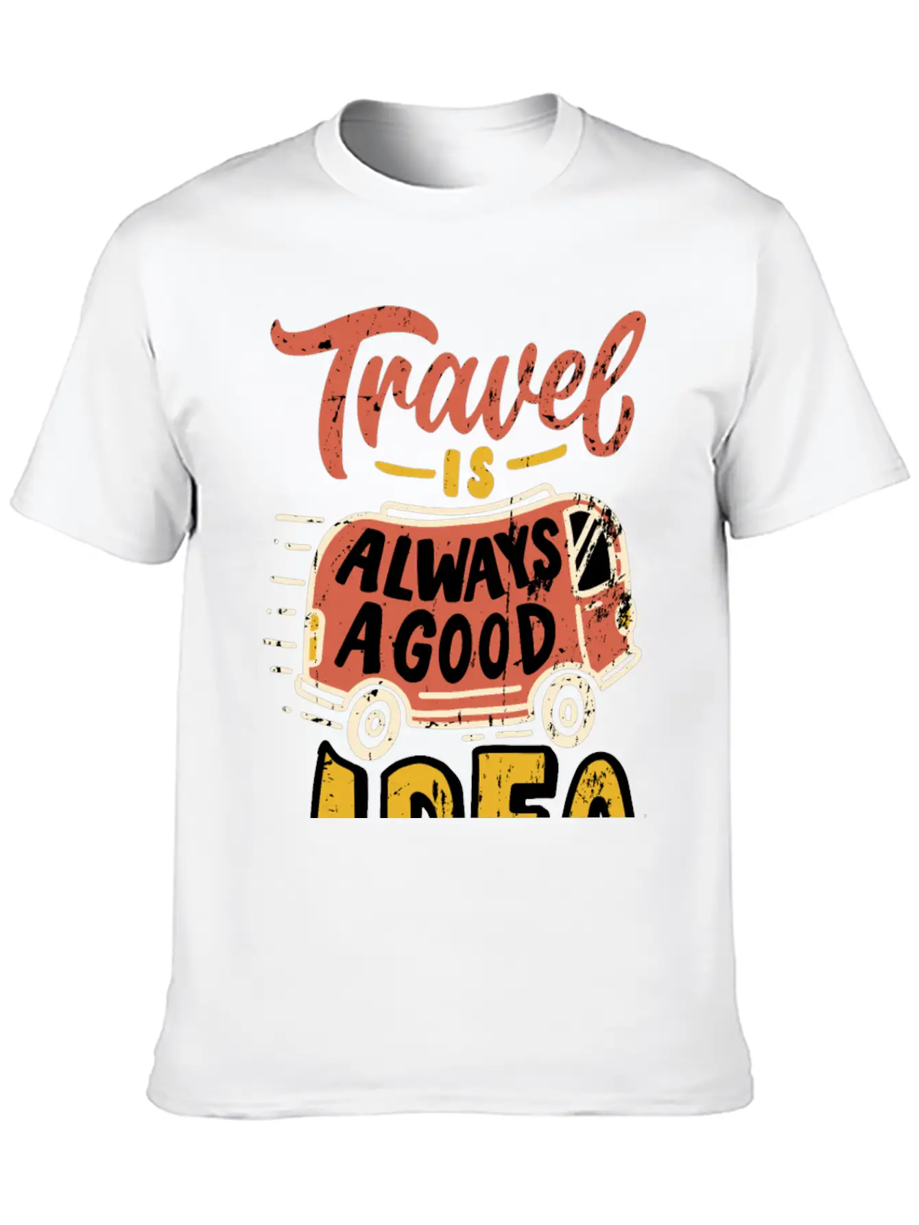 Travel Essential Cotton Tee For Daily Outfits – Unisex Style