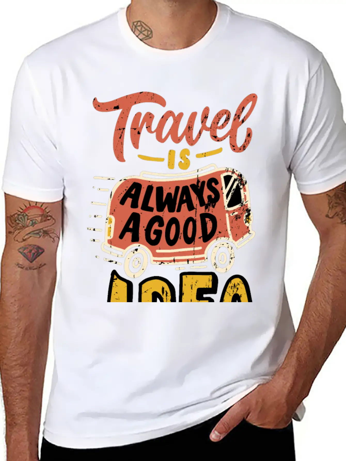 Travel Essential Cotton Tee For Daily Outfits – Unisex Style