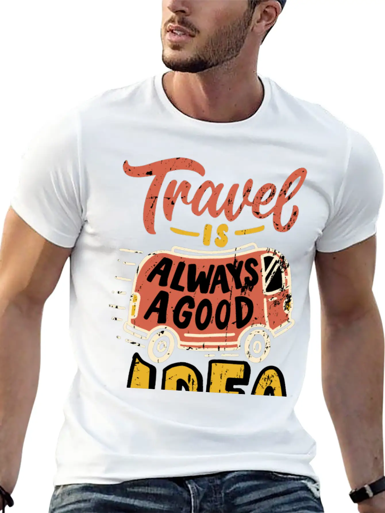 Travel Essential Cotton Tee For Daily Outfits – Unisex Style