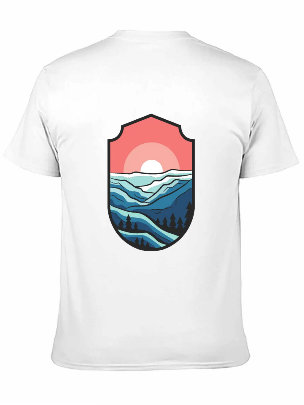 Travel Sunrise Valley Breathable Graphic T-Shirt – Perfect For Casual Days