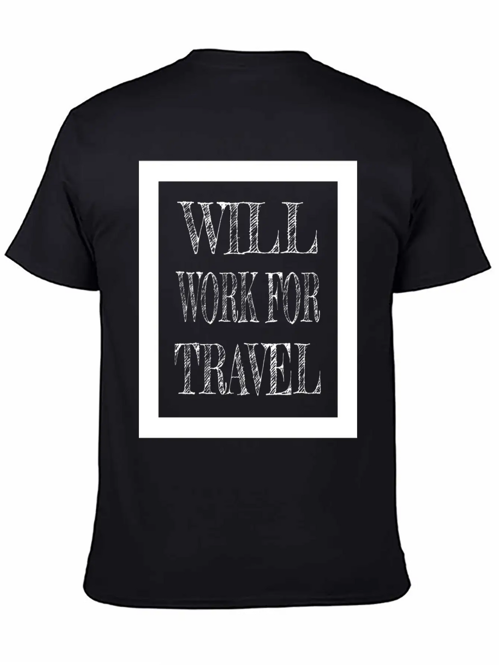 Travel - Will Work For Travel Basic Graphic T-Shirt – Daily Comfort In Soft Cotton