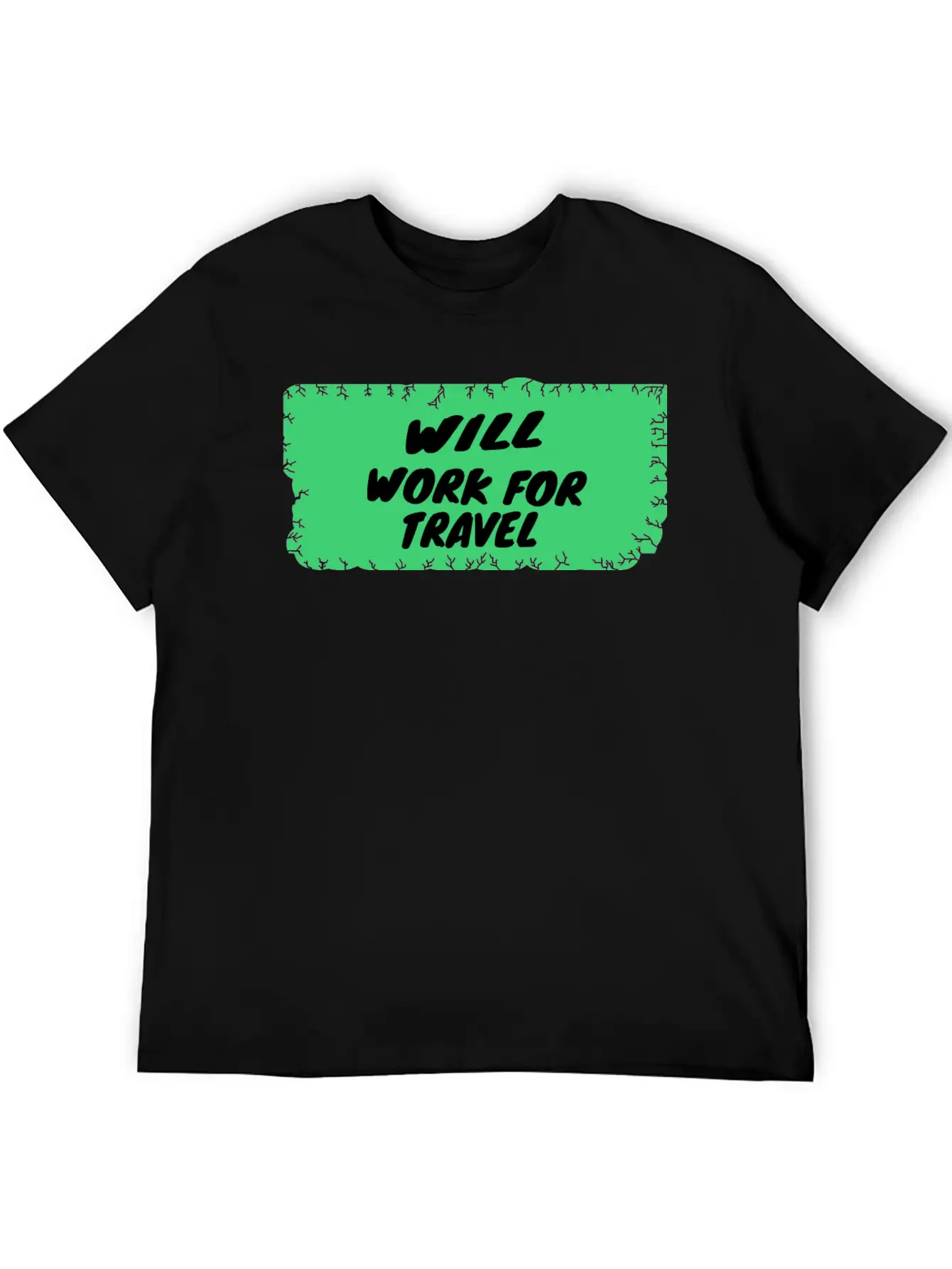 Travel - Will Work For Travel Unisex Casual T-Shirt – Clean Design For Daily Comfort
