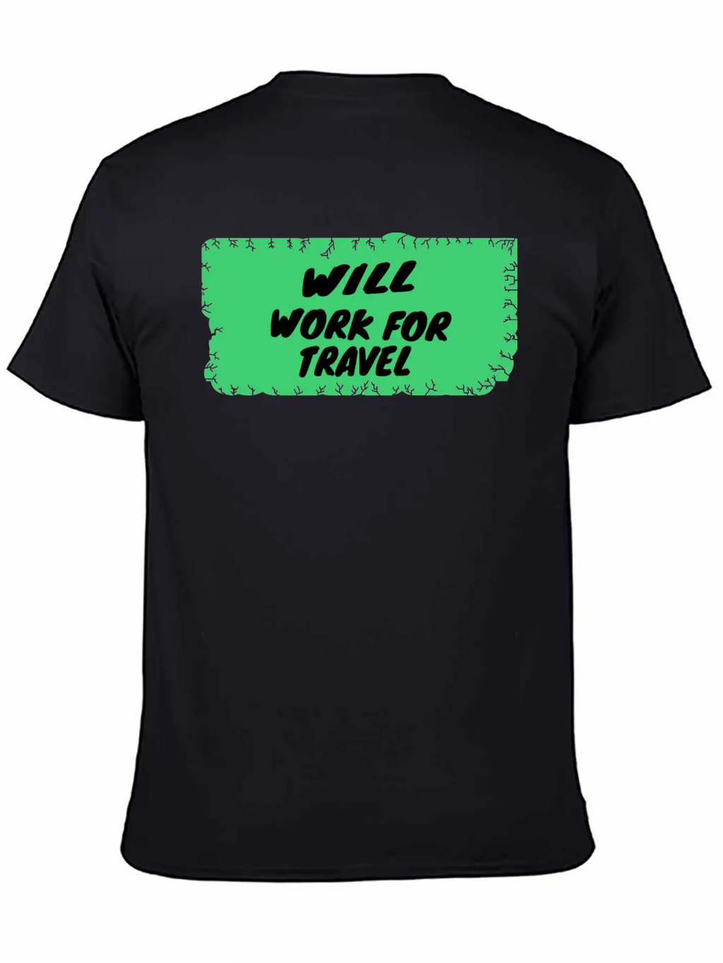 Travel - Will Work For Travel Unisex Casual T-Shirt – Clean Design For Daily Comfort