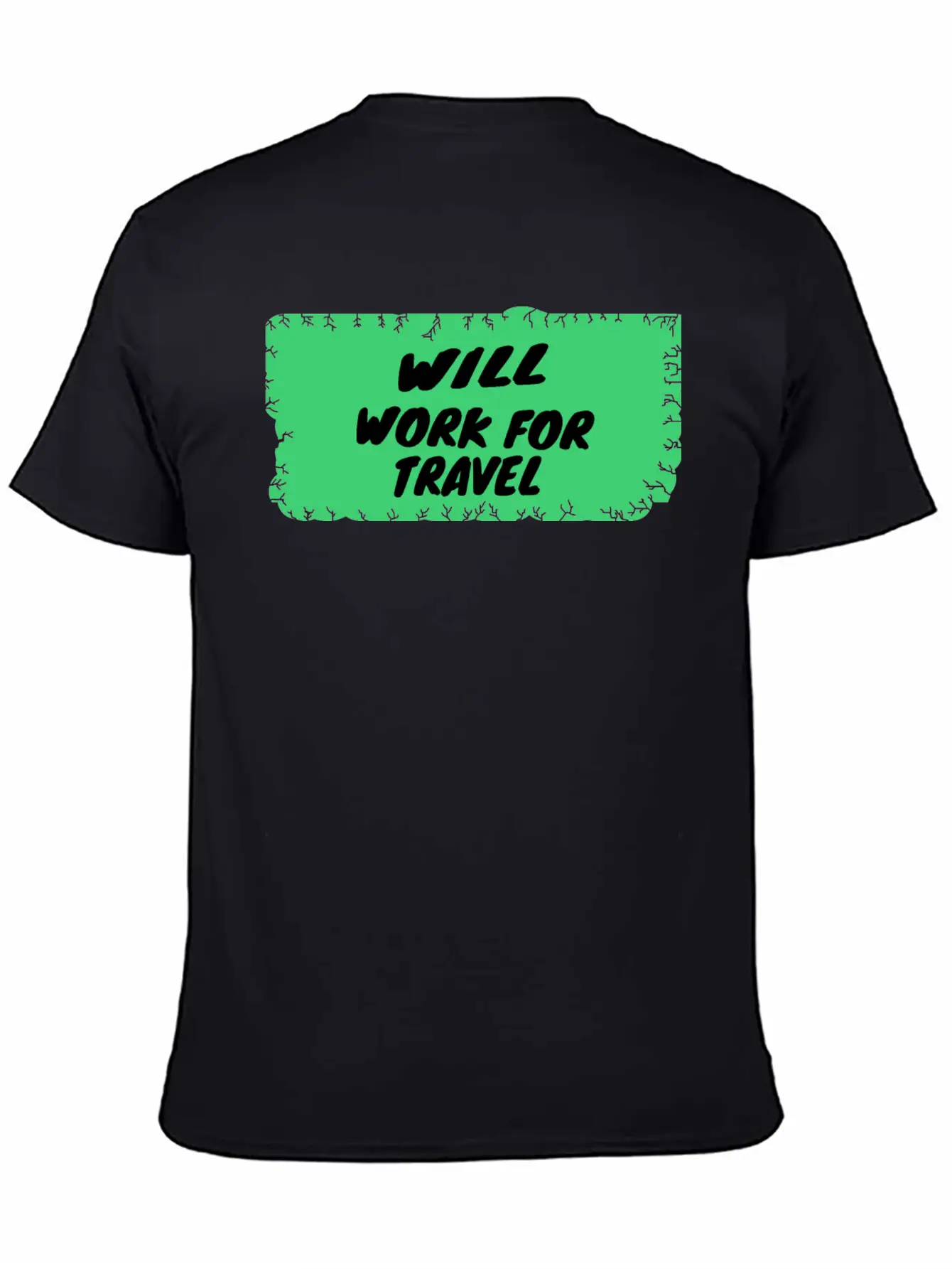 Travel - Will Work For Travel Unisex Casual T-Shirt – Clean Design For Daily Comfort