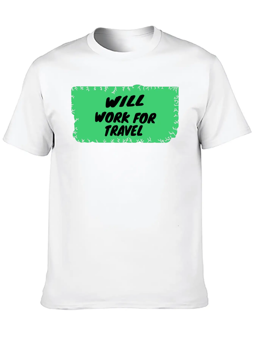 Travel - Will Work For Travel Unisex Casual T-Shirt – Clean Design For Daily Comfort