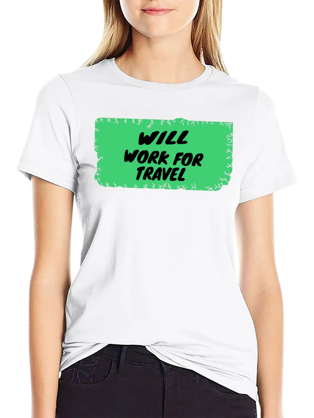 Travel - Will Work For Travel Unisex Casual T-Shirt – Clean Design For Daily Comfort