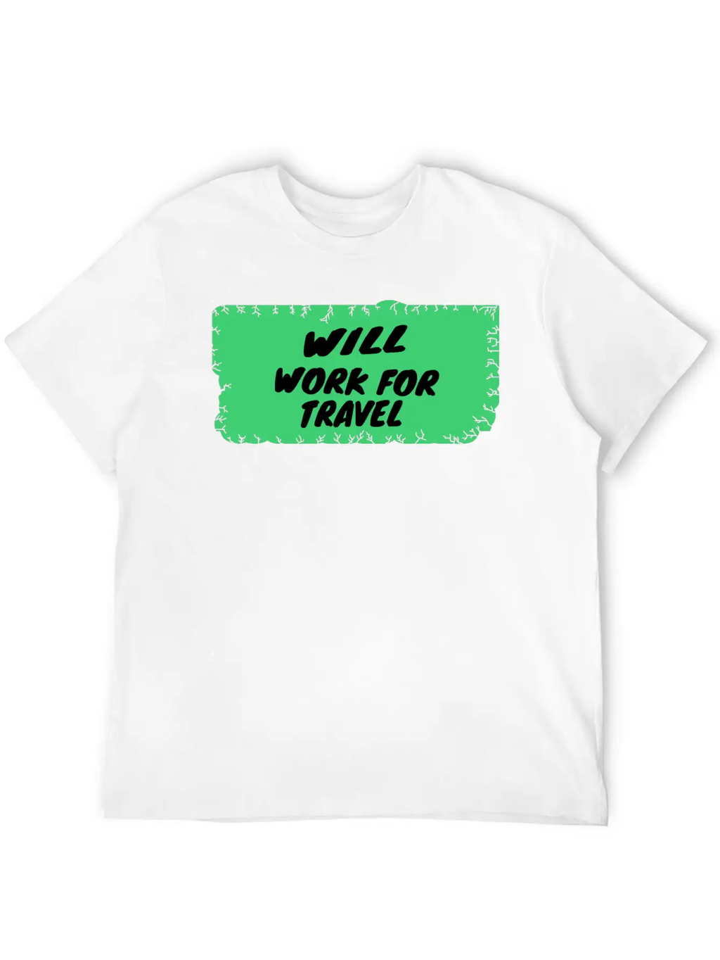 Travel - Will Work For Travel Unisex Casual T-Shirt – Clean Design For Daily Comfort