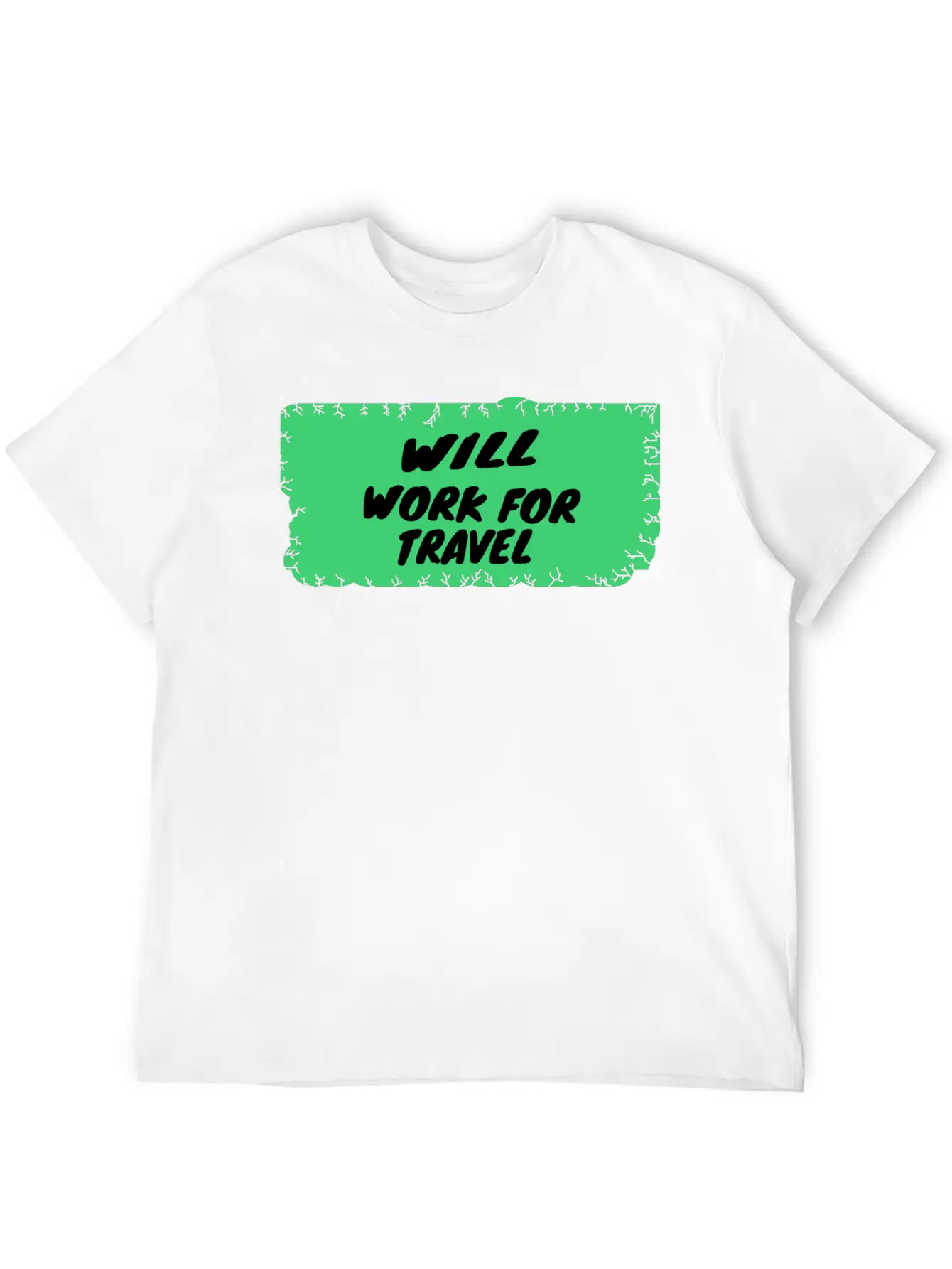 Travel - Will Work For Travel Unisex Casual T-Shirt – Clean Design For Daily Comfort
