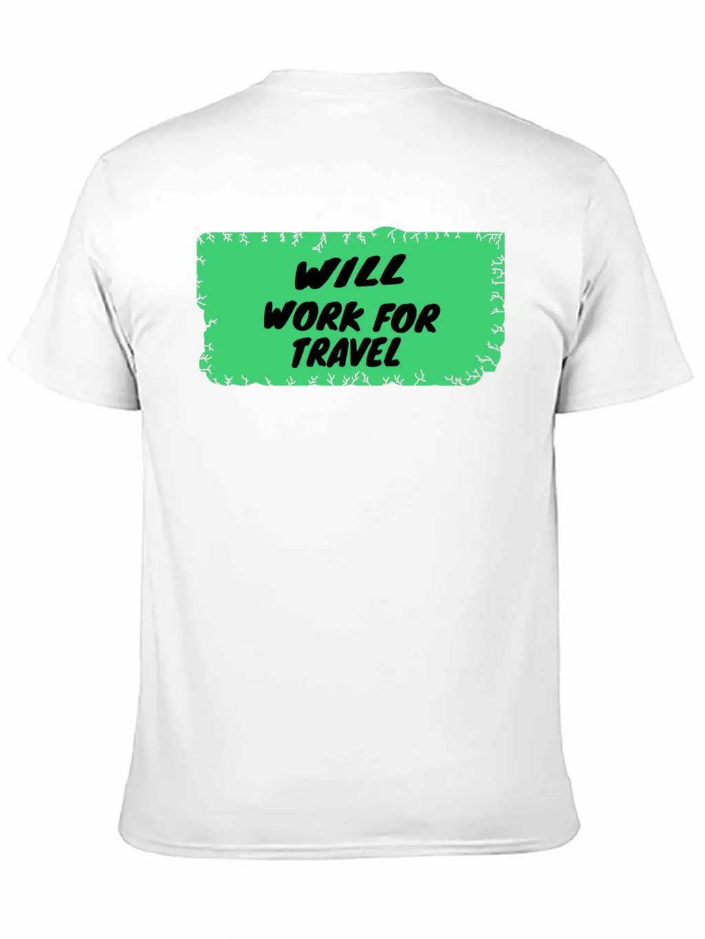 Travel - Will Work For Travel Unisex Casual T-Shirt – Clean Design For Daily Comfort