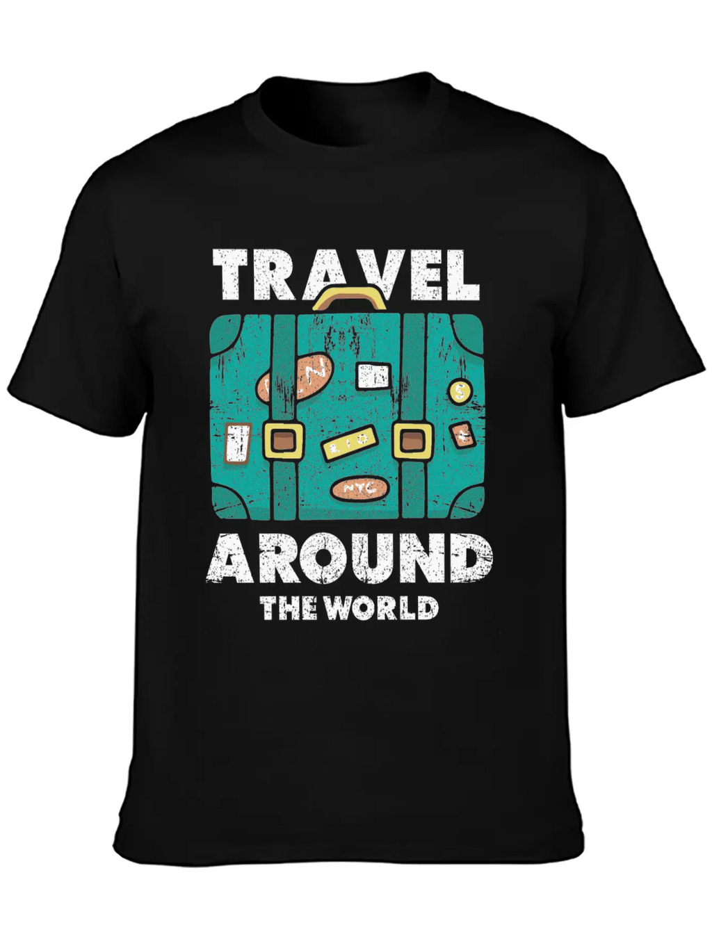Travel World Traveler Essential Cotton Tee For Daily Outfits – Unisex Style