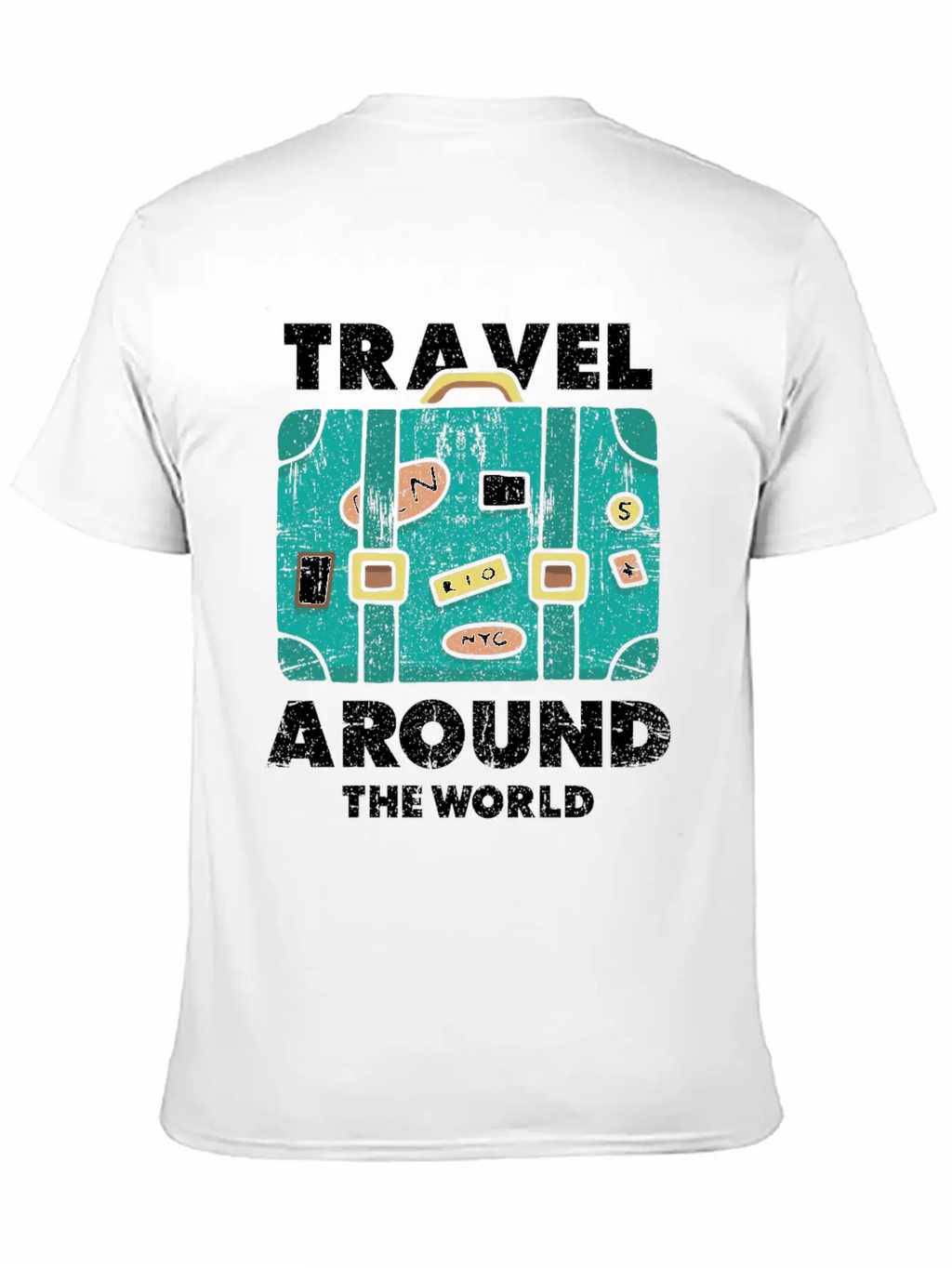 Travel World Traveler Essential Cotton Tee For Daily Outfits – Unisex Style