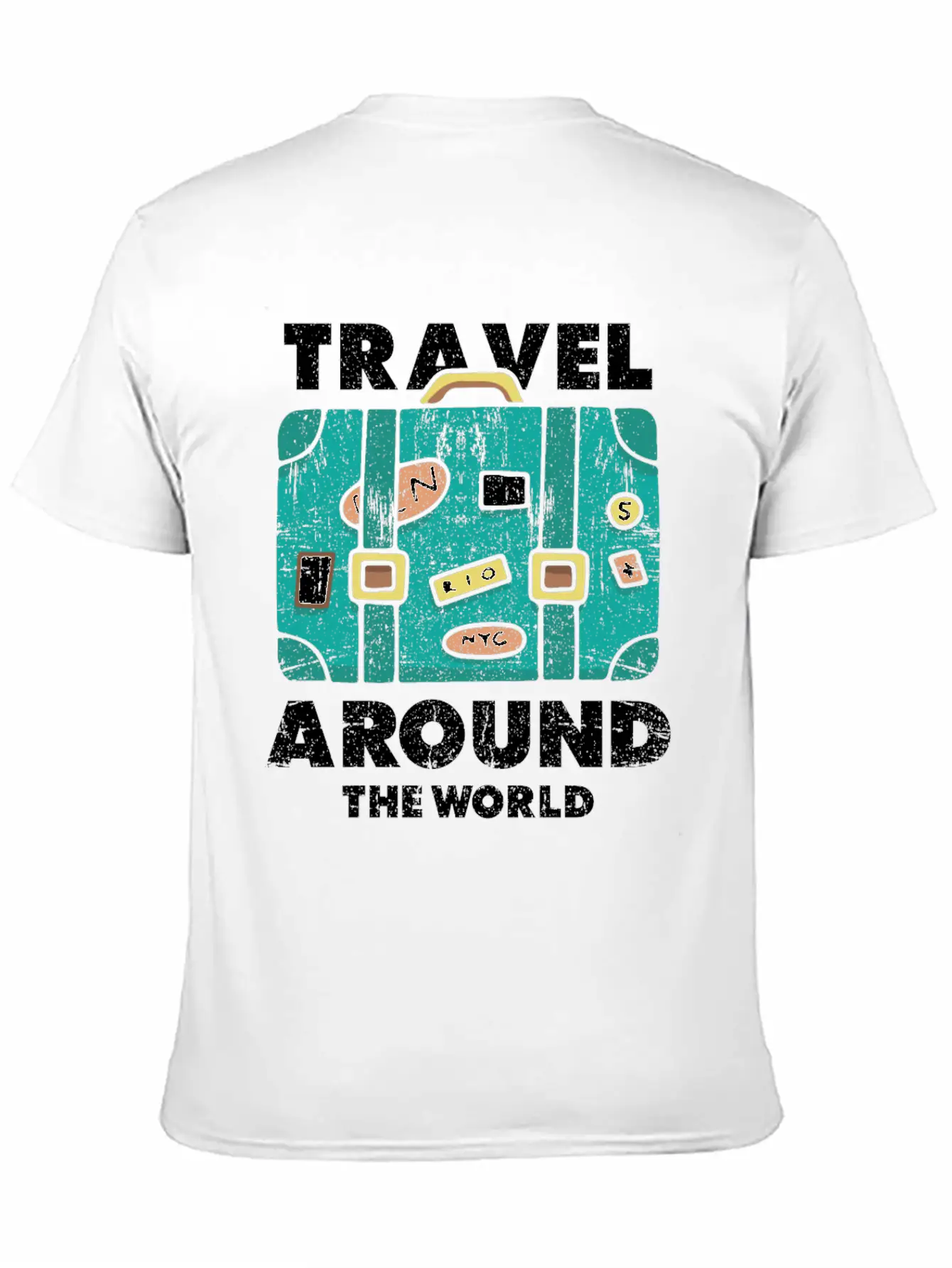 Travel World Traveler Essential Cotton Tee For Daily Outfits – Unisex Style
