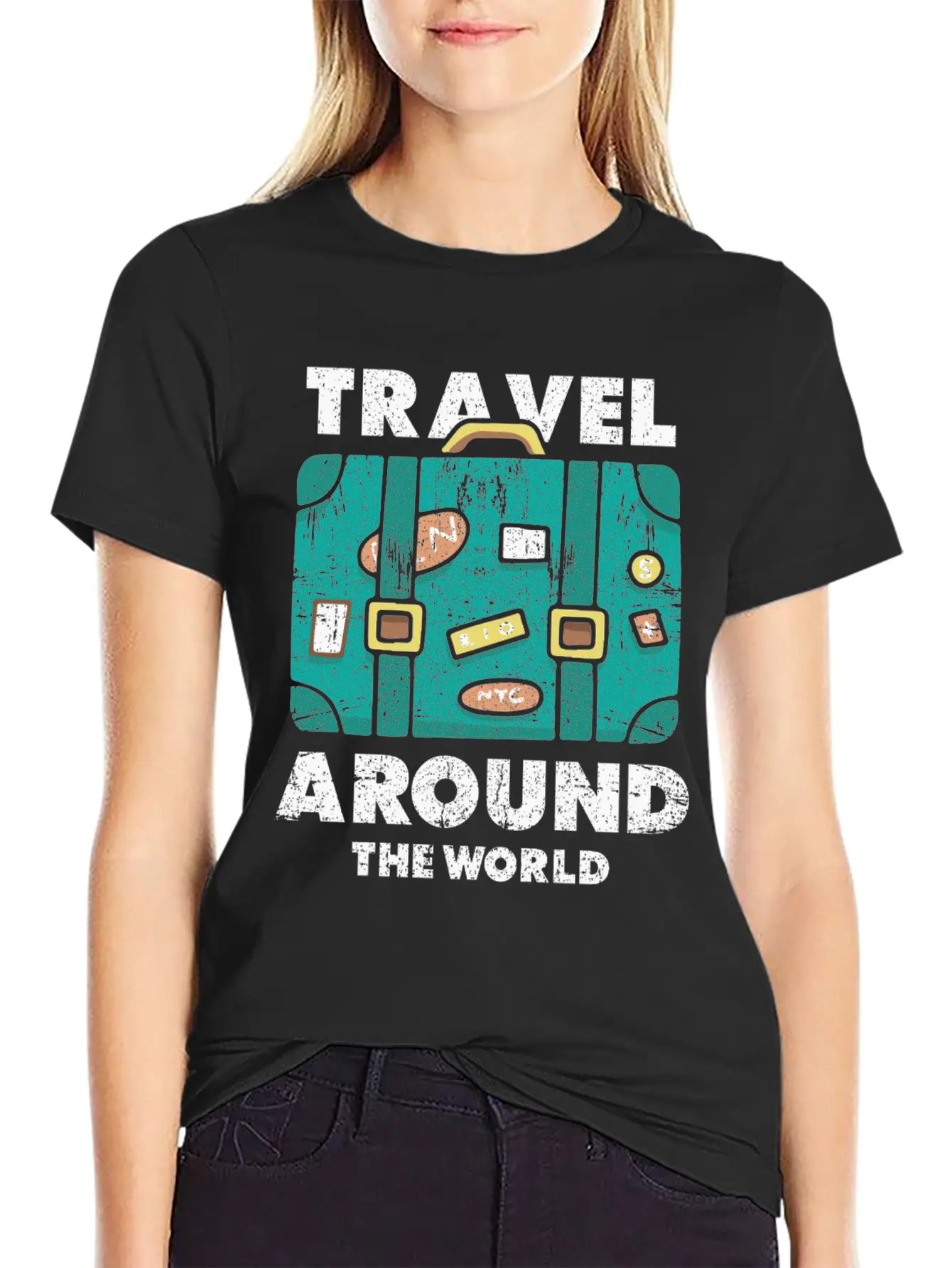 Travel World Traveler Essential Cotton Tee For Daily Outfits – Unisex Style