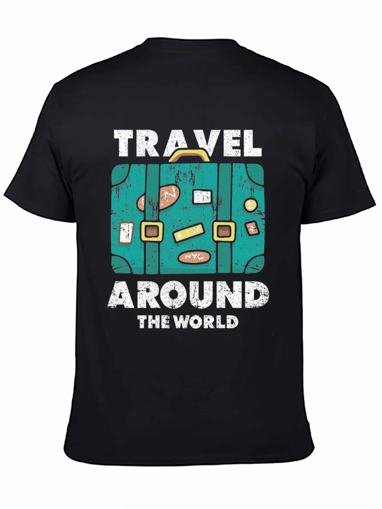 Travel World Traveler Essential Cotton Tee For Daily Outfits – Unisex Style
