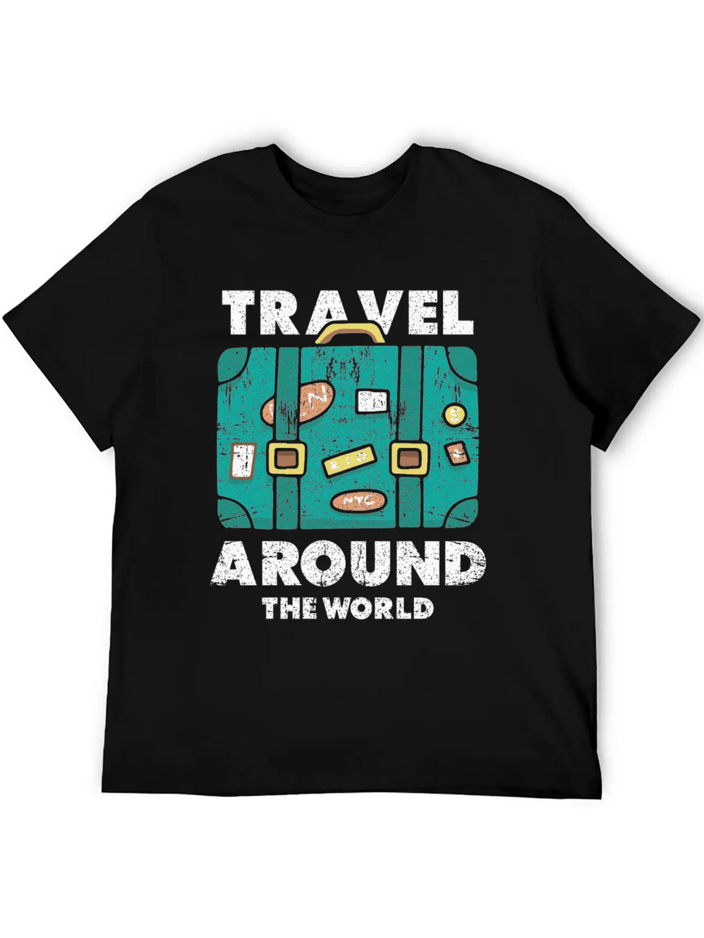 Travel World Traveler Essential Cotton Tee For Daily Outfits – Unisex Style