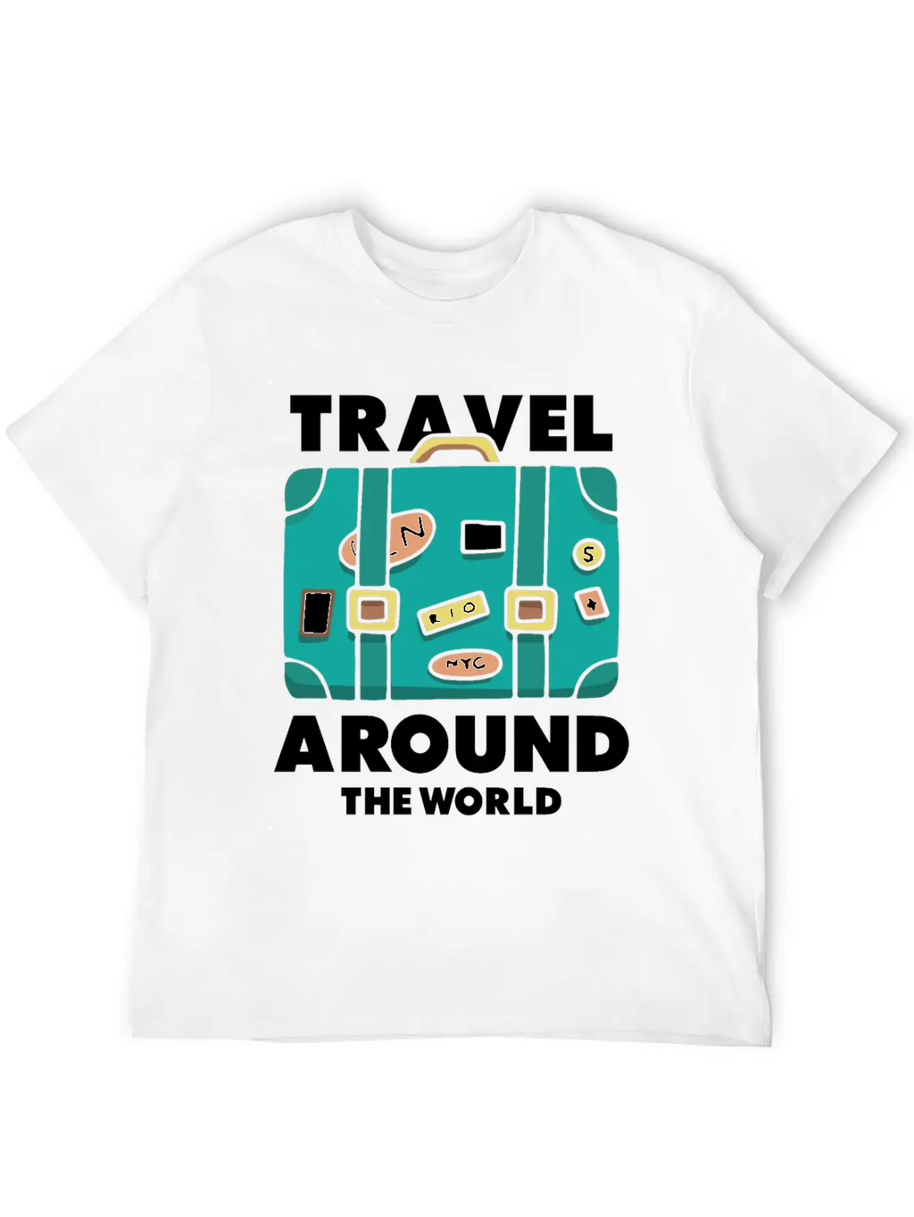 Travel World Traveler Explorer Stylish Everyday T-Shirt – Unisex Basic Cotton Tee