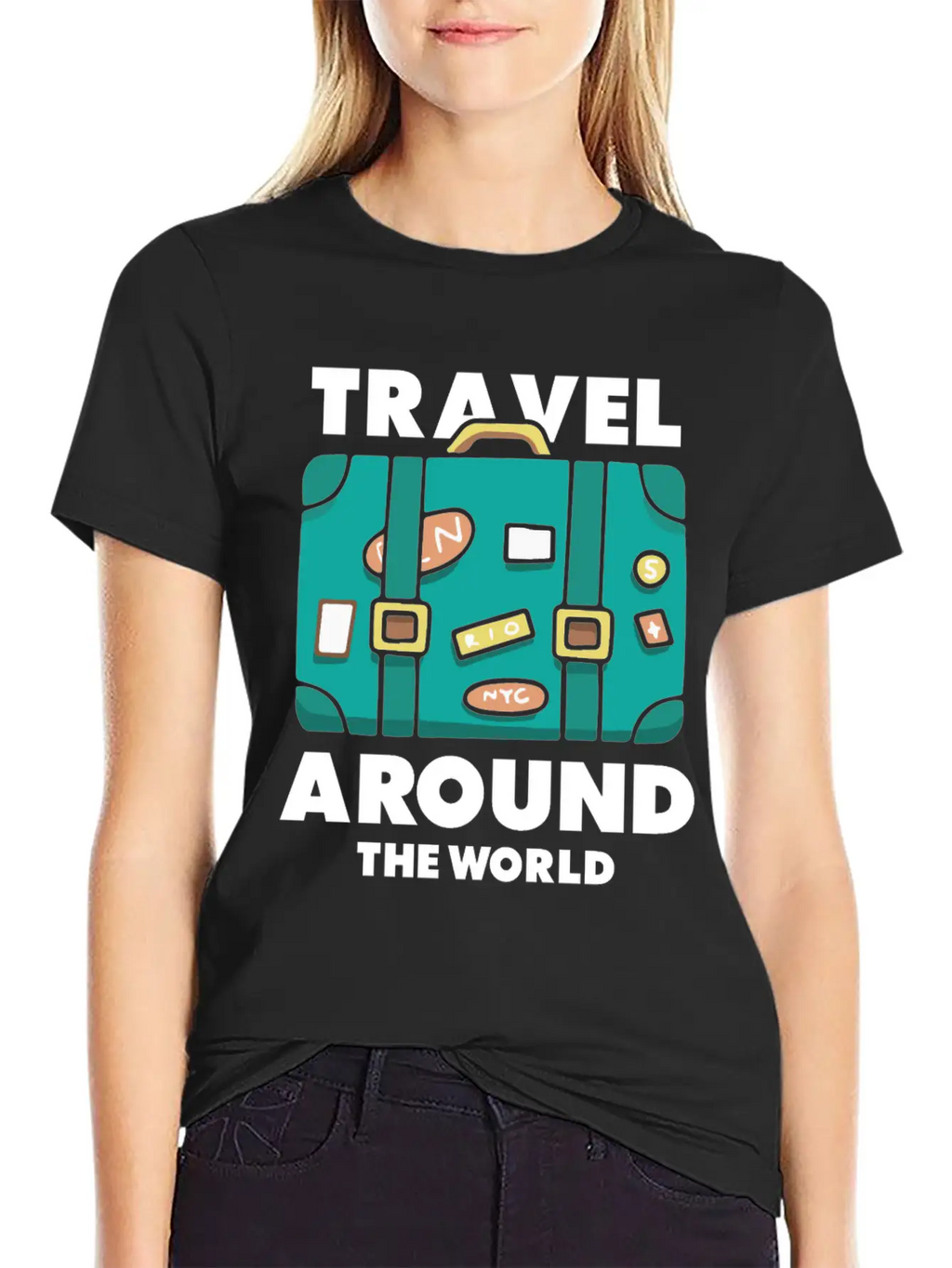 Travel World Traveler Explorer Stylish Everyday T-Shirt – Unisex Basic Cotton Tee