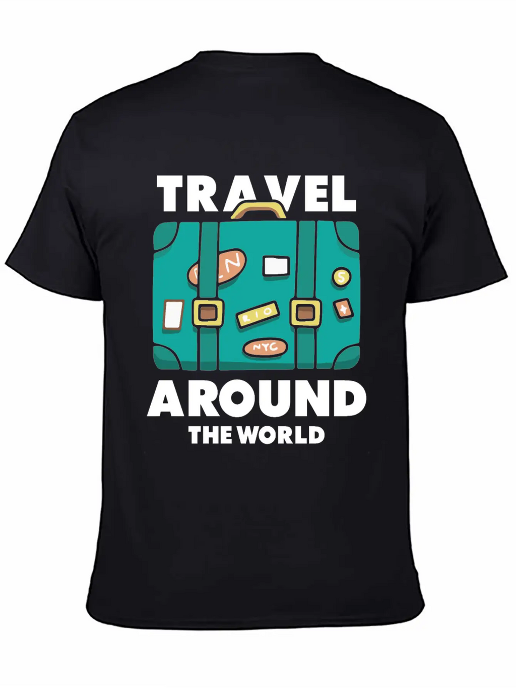 Travel World Traveler Explorer Stylish Everyday T-Shirt – Unisex Basic Cotton Tee