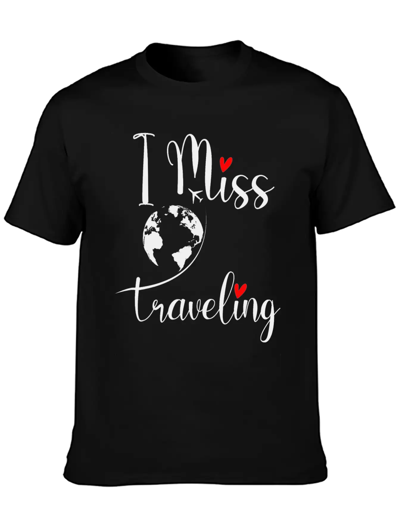 Traveler I Miss Travelling Travel Bug Funny Gift Basic Graphic T-Shirt – Daily Comfort In Soft Cotton