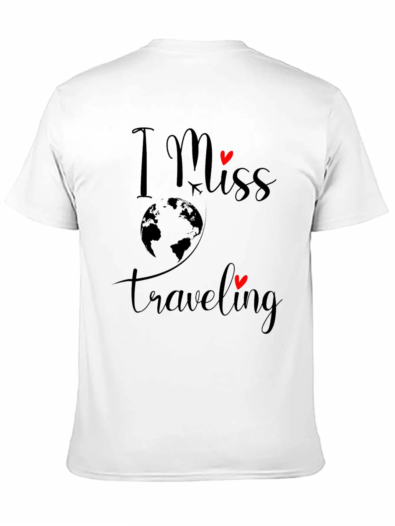 Traveler I Miss Travelling Travel Bug Funny Gift Basic Graphic T-Shirt – Daily Comfort In Soft Cotton