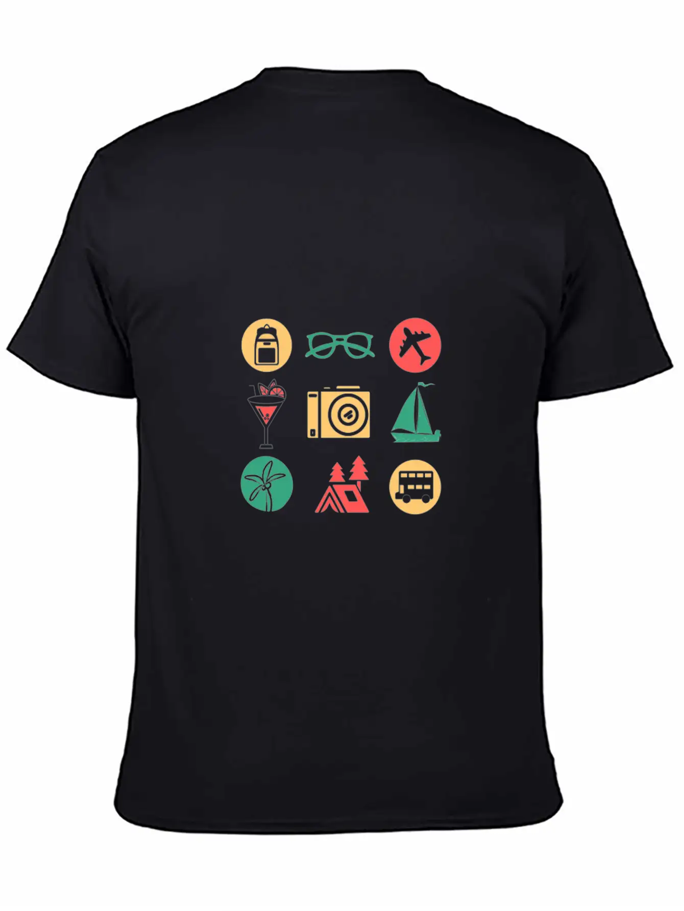 Travel/Vacation Breathable Soft Cotton T-Shirt – Timeless Casual Look