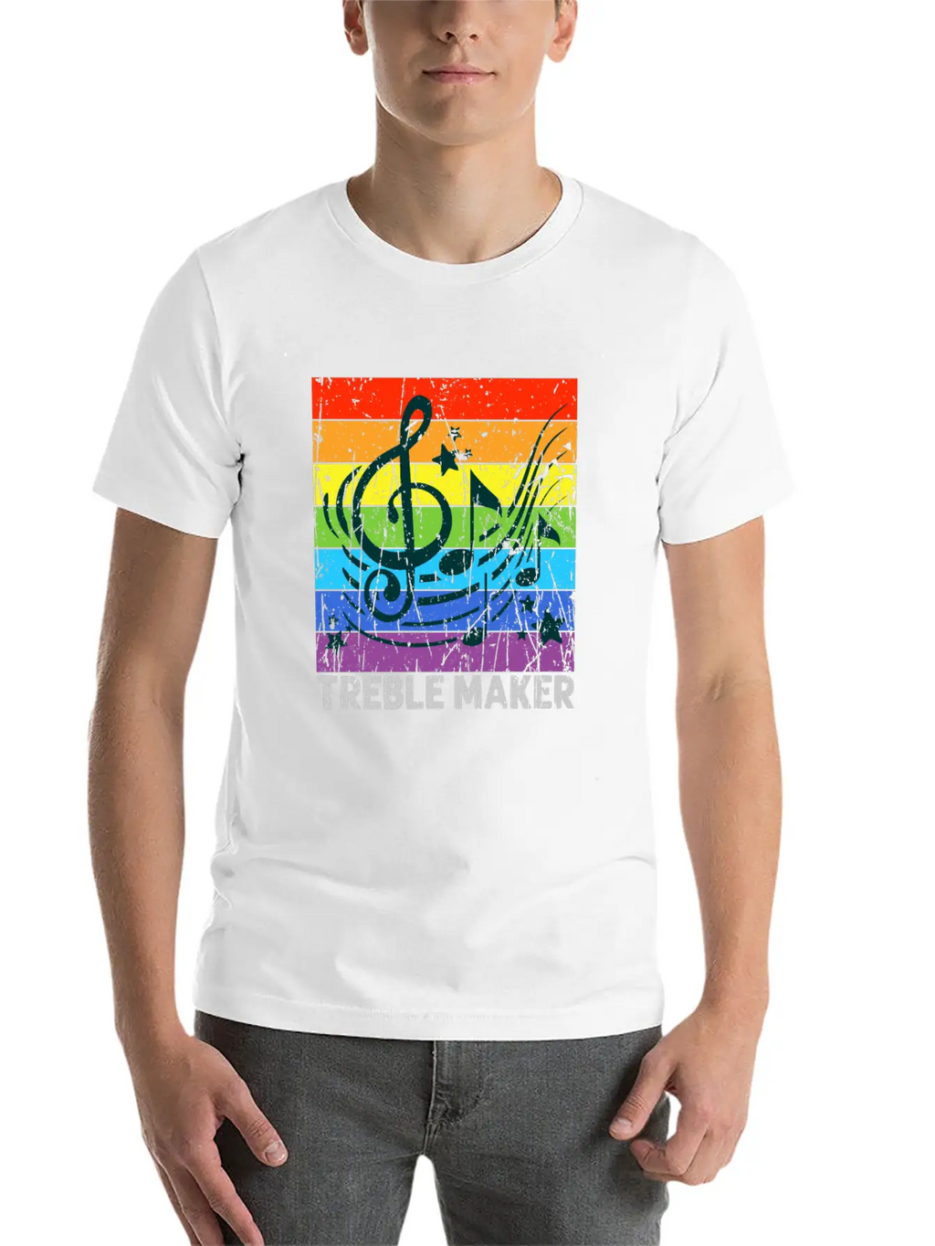 Treble Maker - Musician Breathable Graphic T-Shirt – Perfect For Casual Days