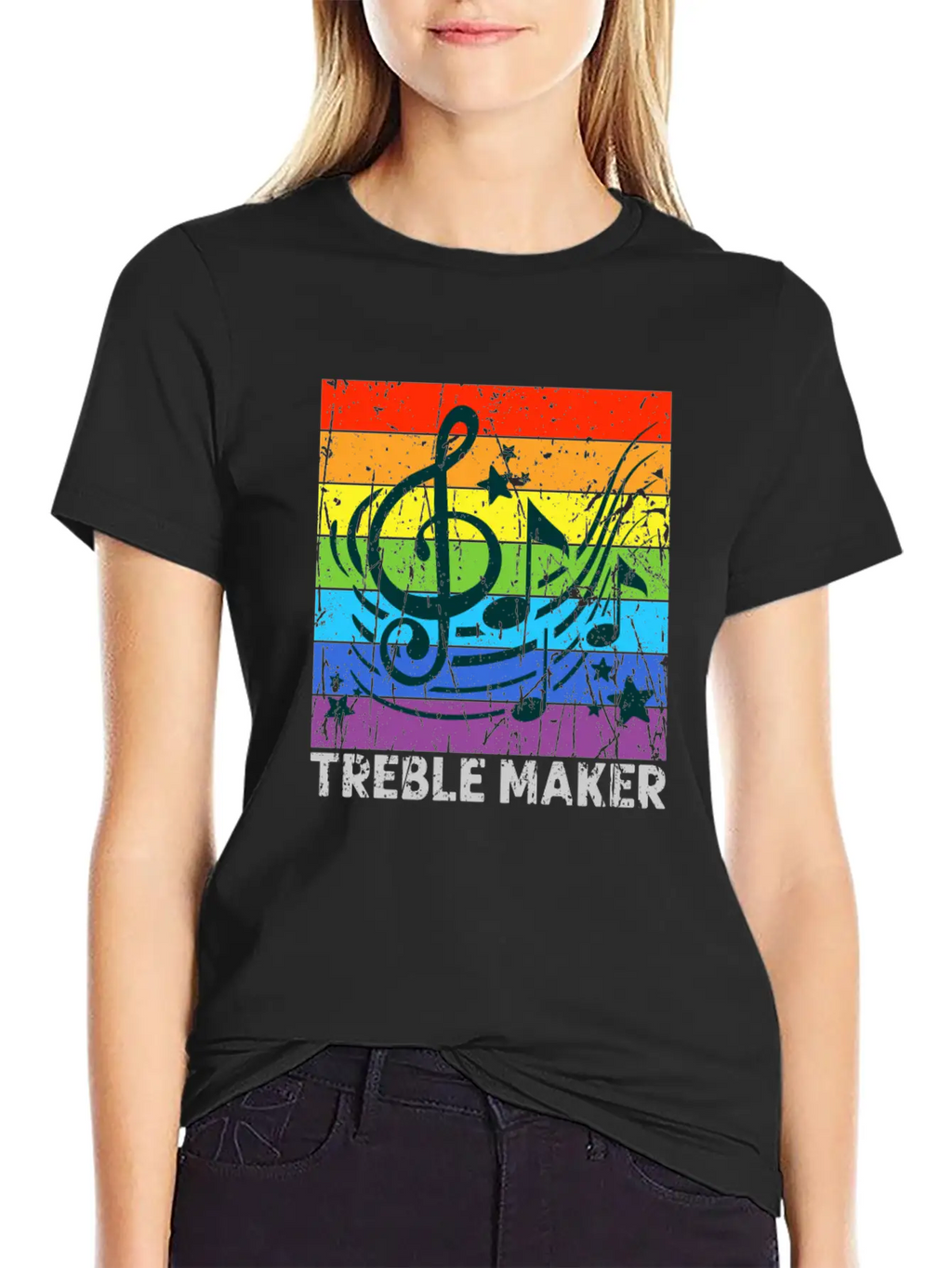 Treble Maker - Musician Breathable Graphic T-Shirt – Perfect For Casual Days