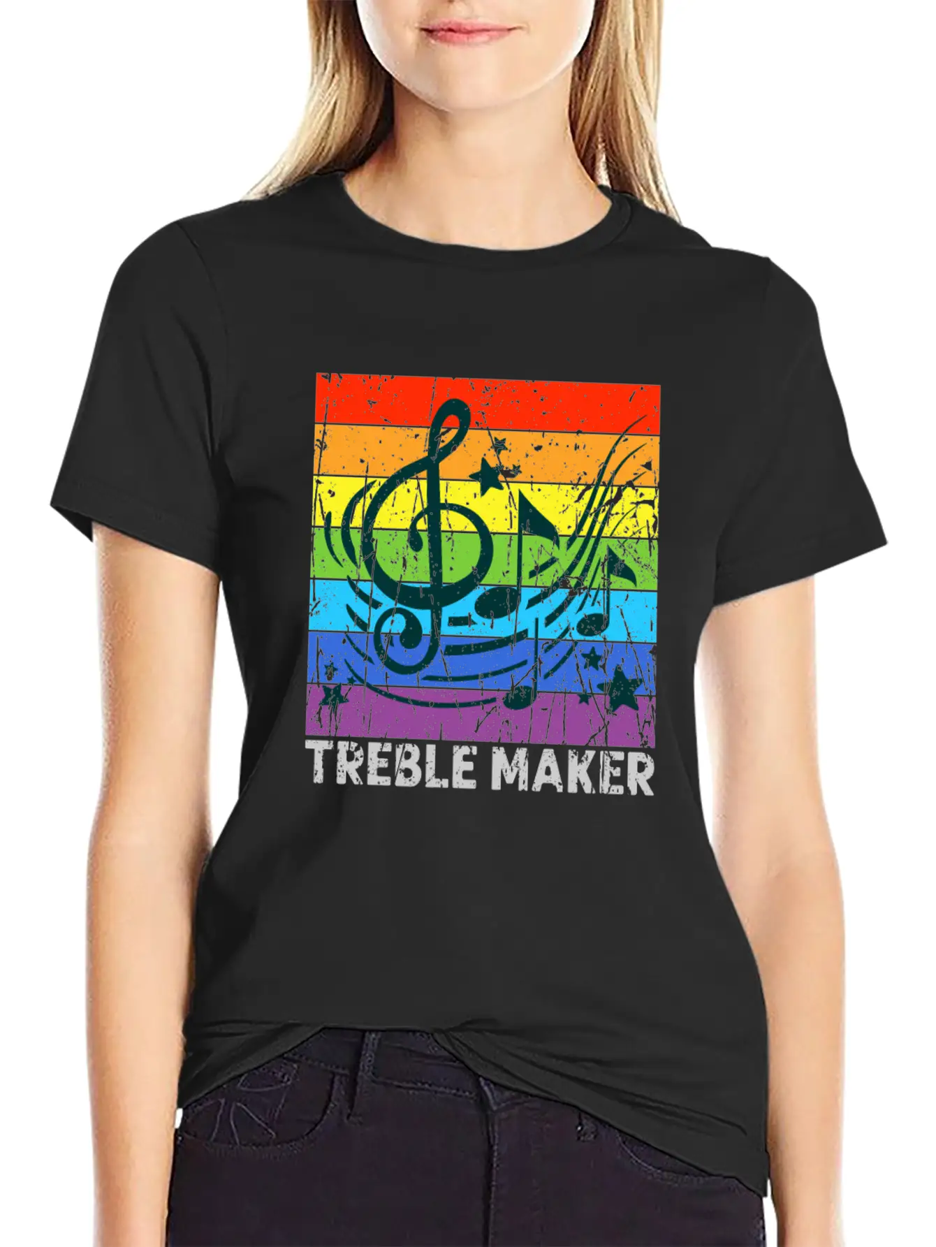 Treble Maker - Musician Breathable Graphic T-Shirt – Perfect For Casual Days