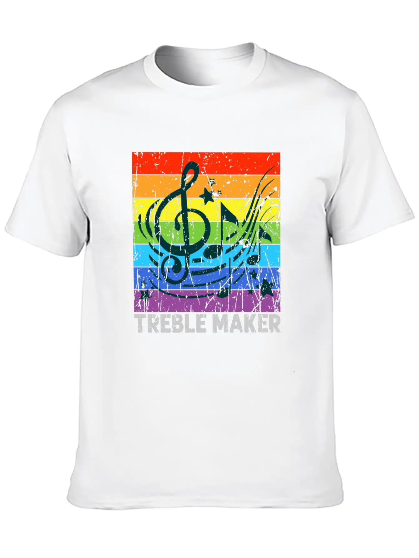 Treble Maker - Musician Breathable Graphic T-Shirt – Perfect For Casual Days