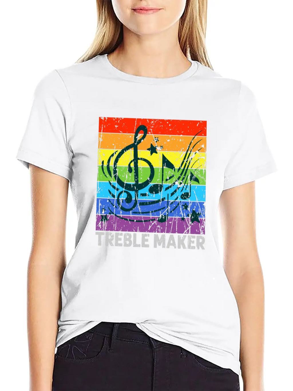 Treble Maker - Musician Breathable Graphic T-Shirt – Perfect For Casual Days