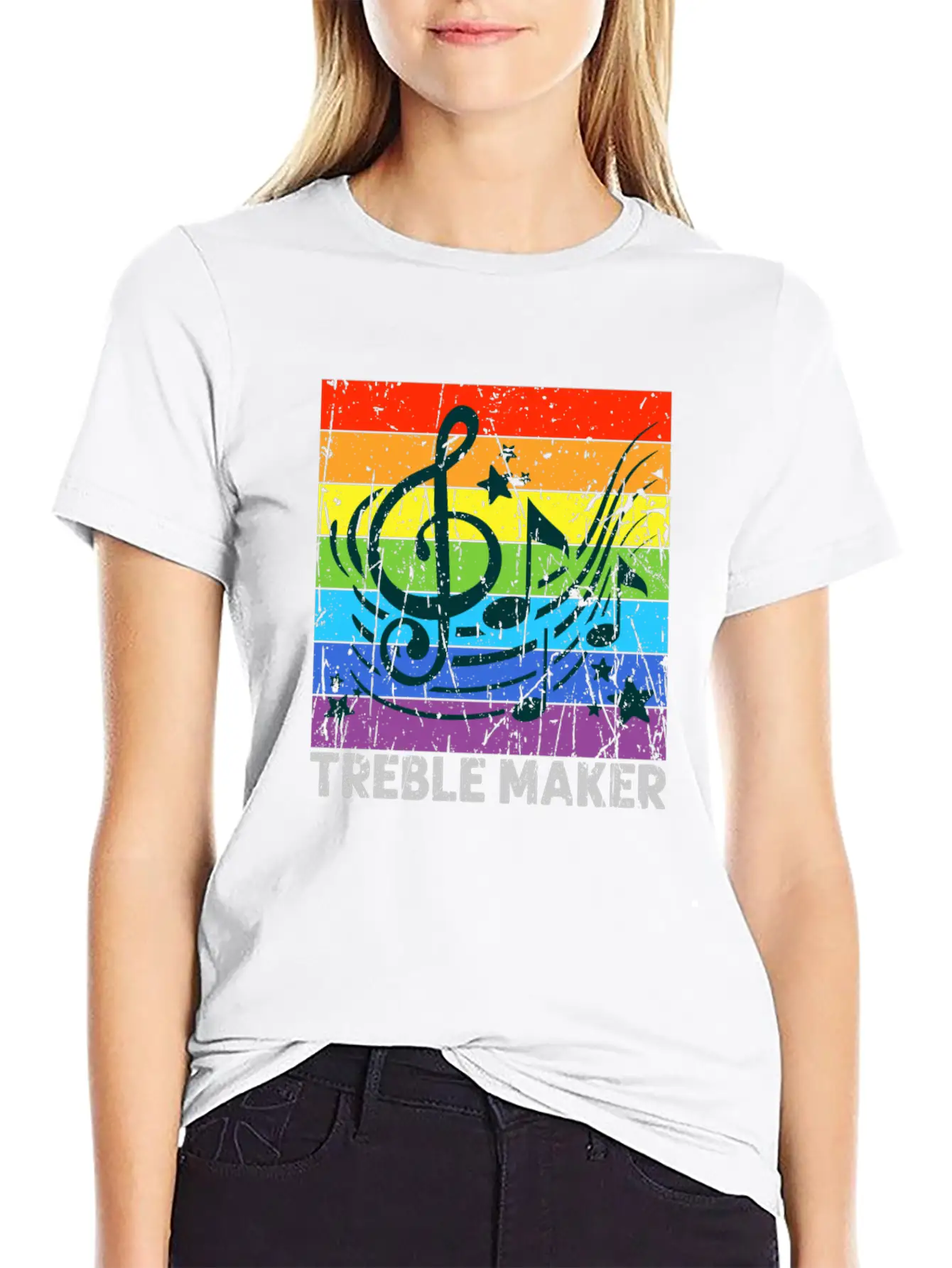 Treble Maker - Musician Breathable Graphic T-Shirt – Perfect For Casual Days