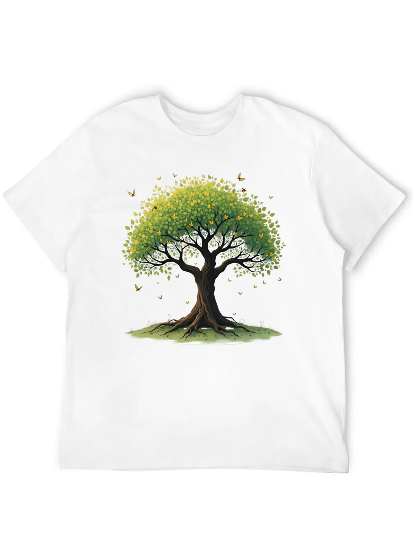Tree Of Life Breathable Soft Cotton T-Shirt – Timeless Casual Look