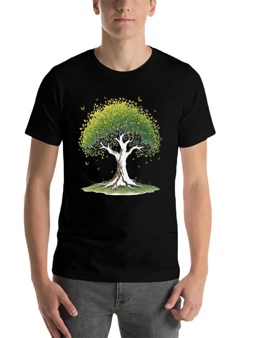 Tree Of Life Breathable Soft Cotton T-Shirt – Timeless Casual Look