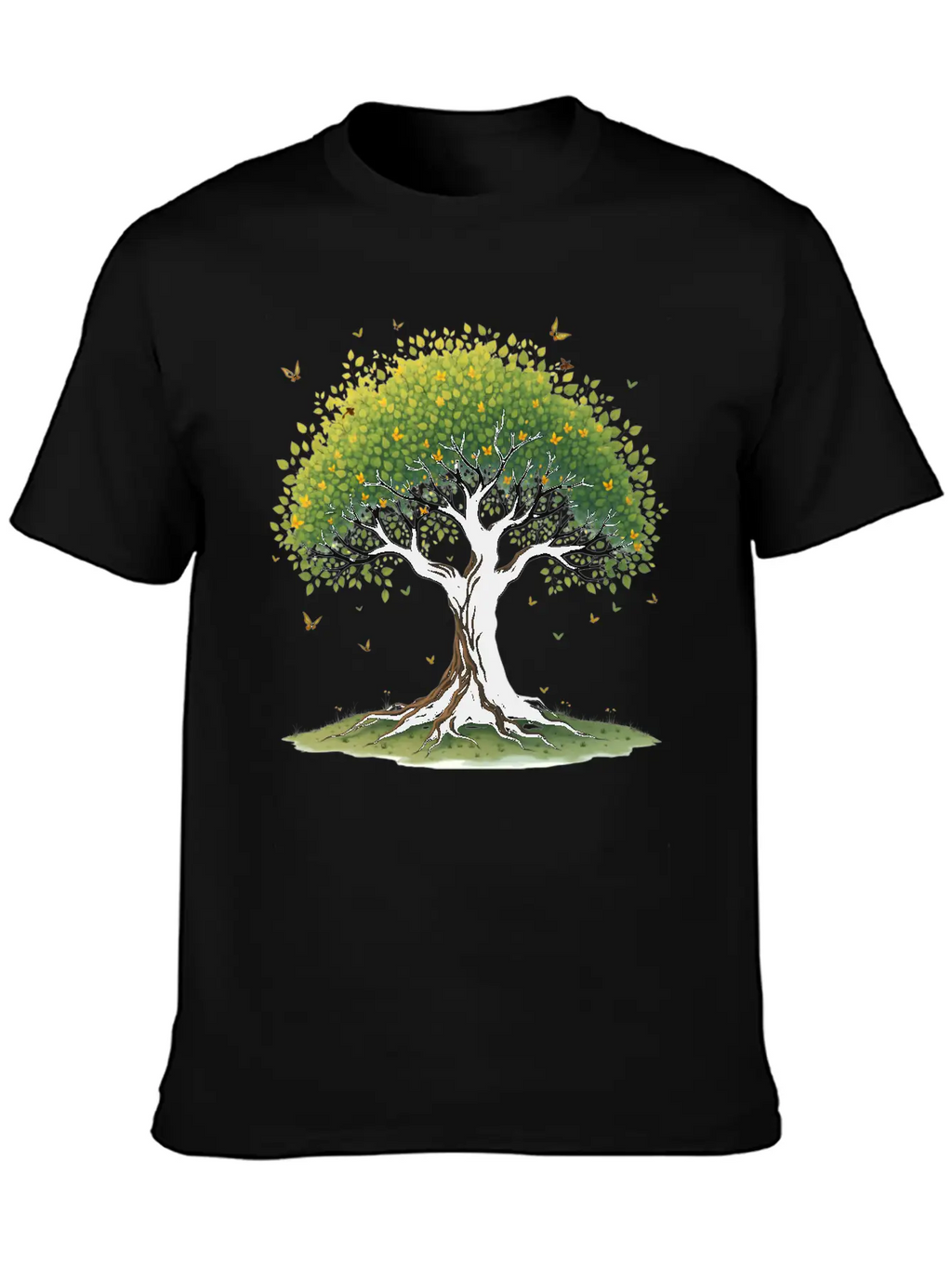 Tree Of Life Breathable Soft Cotton T-Shirt – Timeless Casual Look