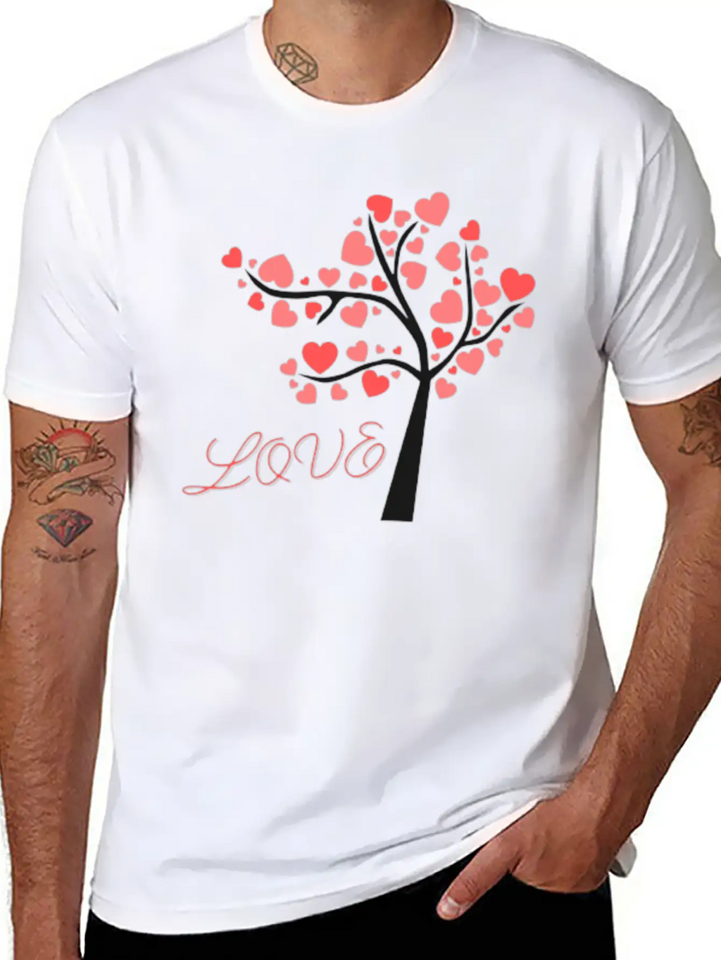 Tree Of Love Breathable Graphic T-Shirt – Perfect For Casual Days