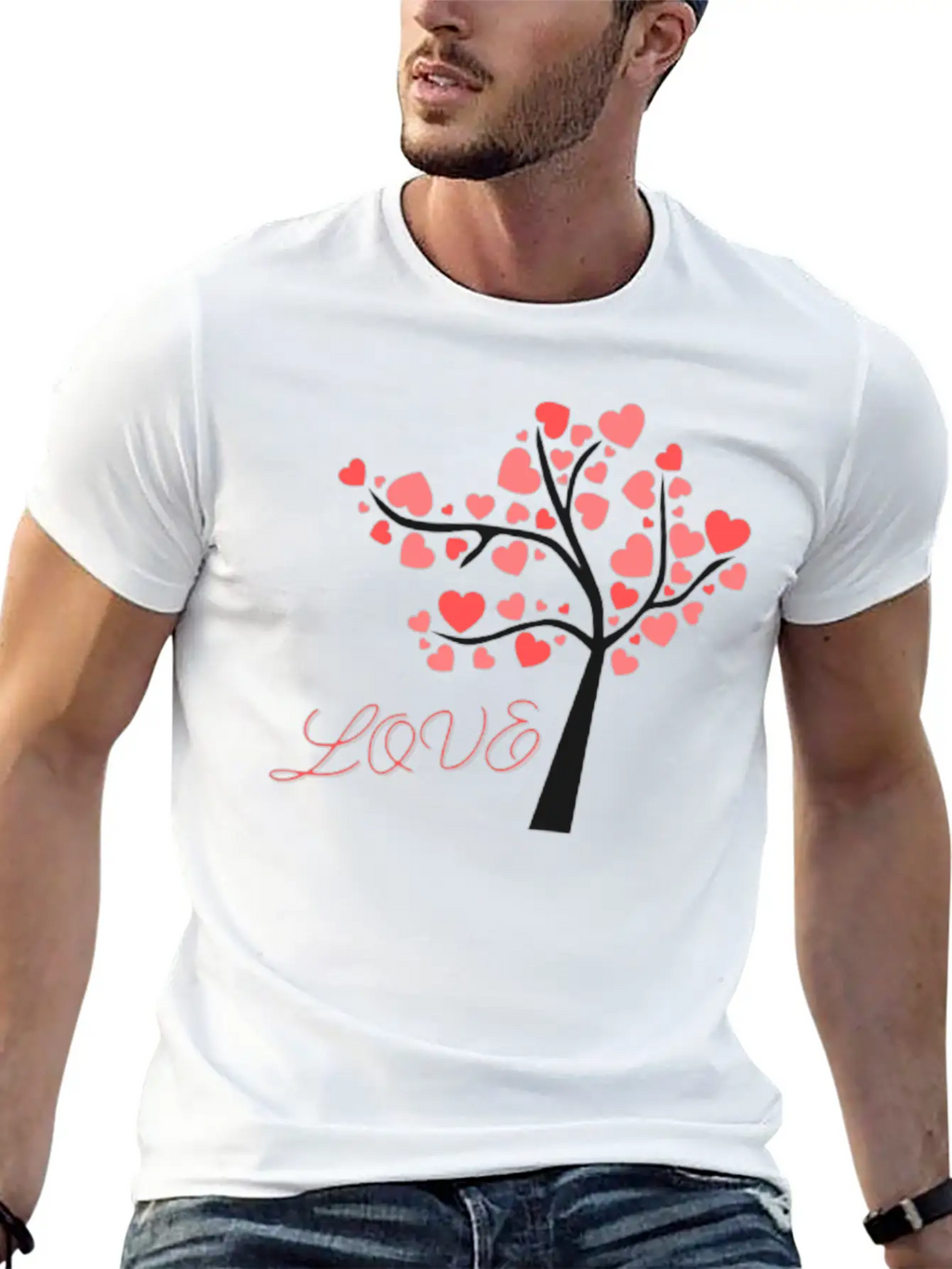 Tree Of Love Breathable Graphic T-Shirt – Perfect For Casual Days