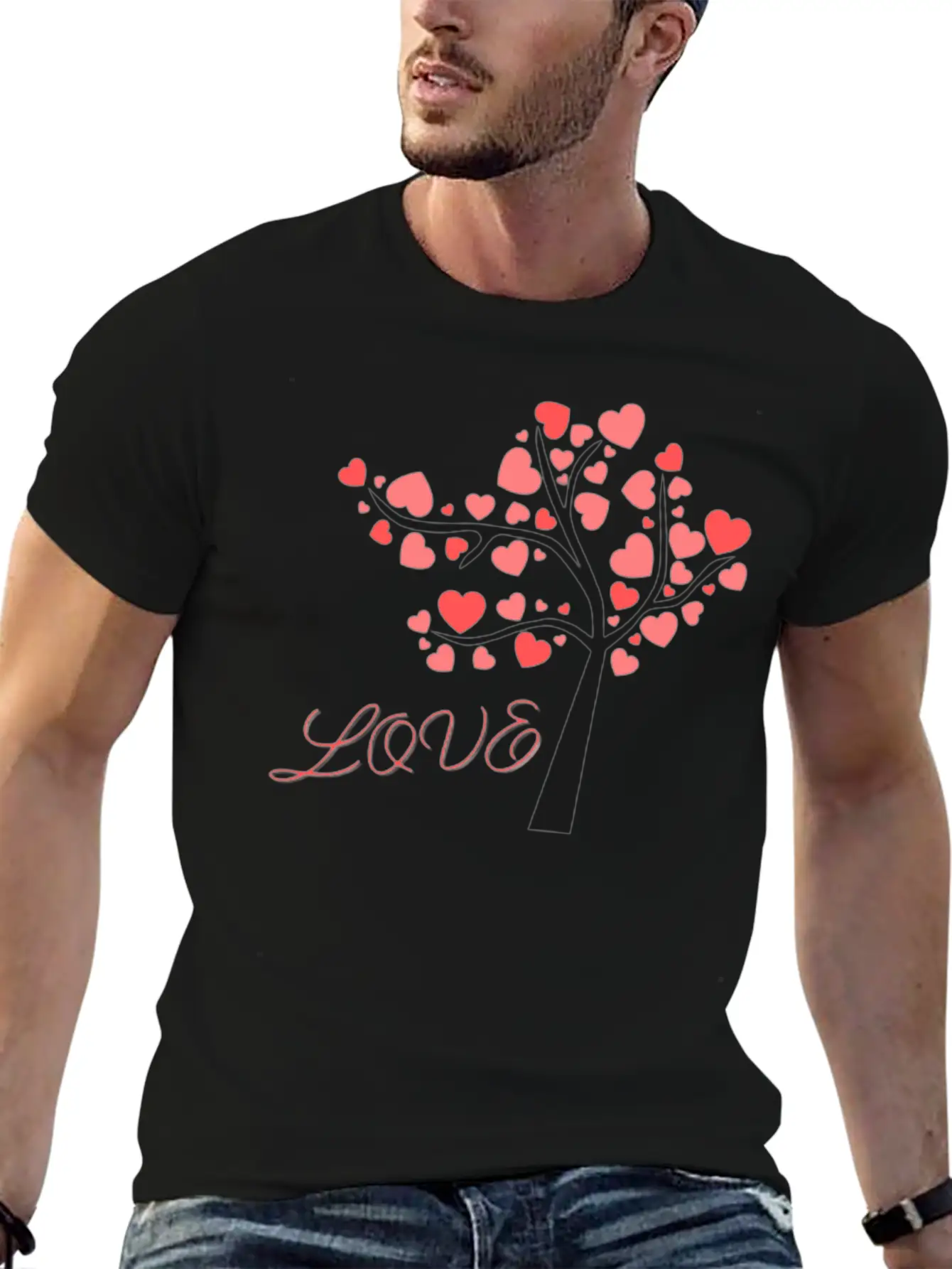 Tree Of Love Breathable Graphic T-Shirt – Perfect For Casual Days