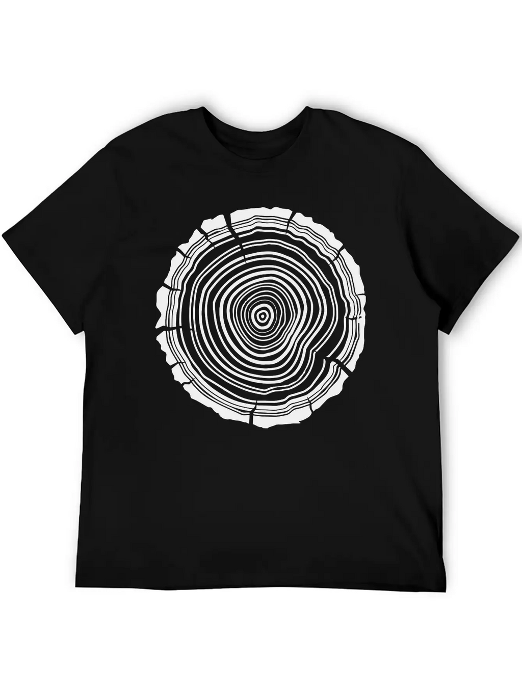 Tree Rings Essential Unisex Summer Tee – Soft Cotton Casual Fit
