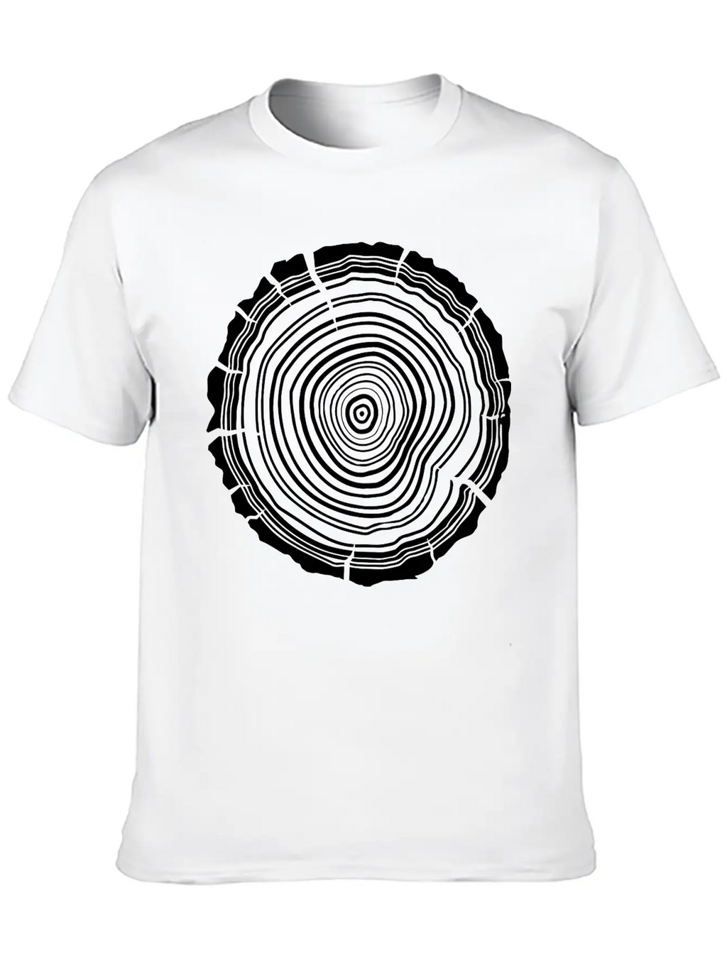 Tree Rings Essential Unisex Summer Tee – Soft Cotton Casual Fit