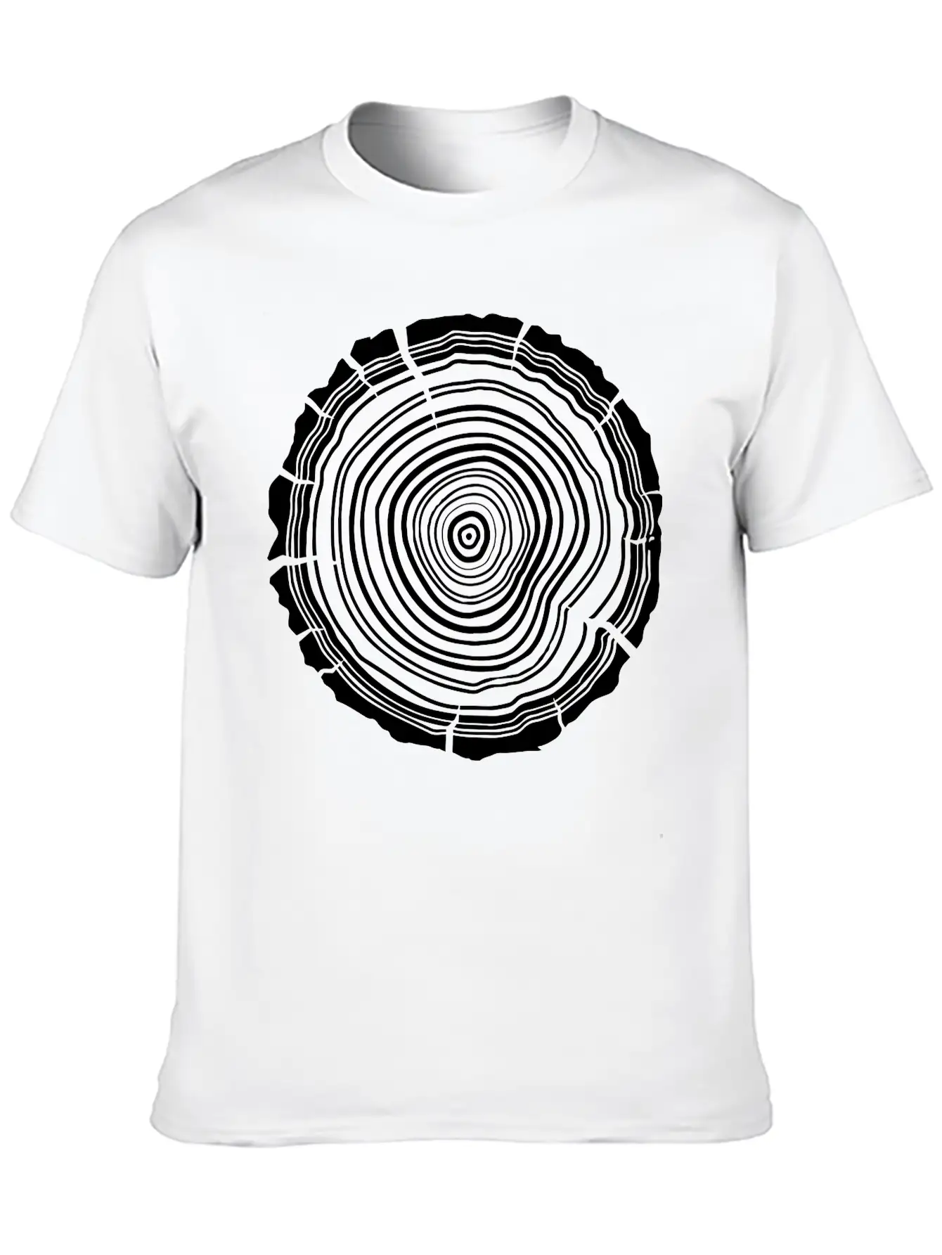 Tree Rings Essential Unisex Summer Tee – Soft Cotton Casual Fit