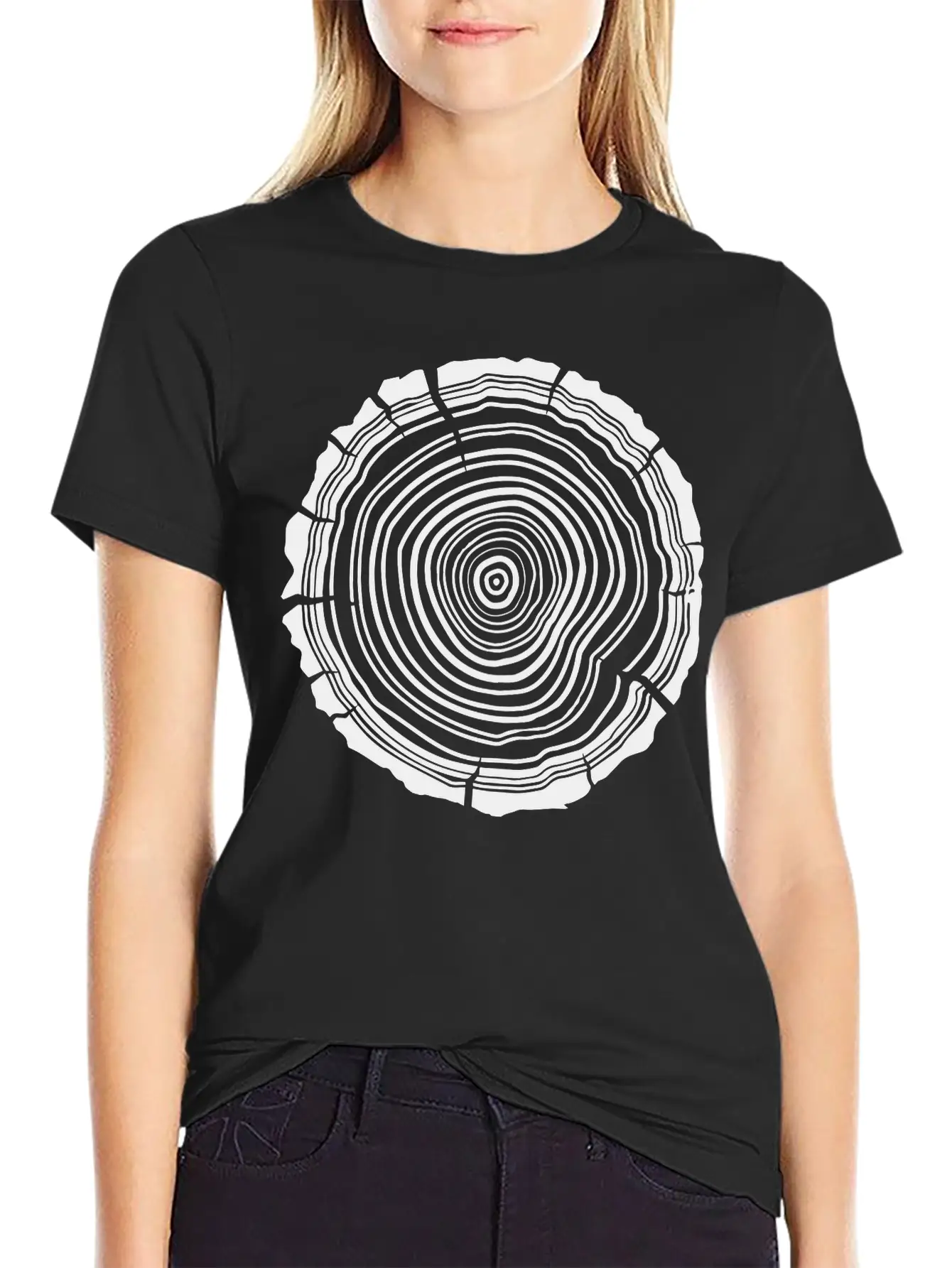 Tree Rings Essential Unisex Summer Tee – Soft Cotton Casual Fit