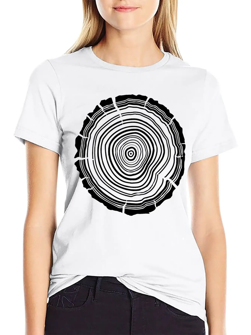 Tree Rings Essential Unisex Summer Tee – Soft Cotton Casual Fit