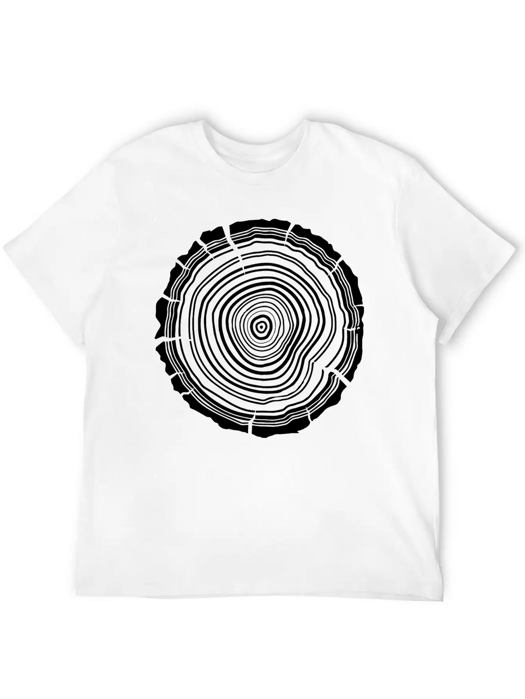 Tree Rings Essential Unisex Summer Tee – Soft Cotton Casual Fit