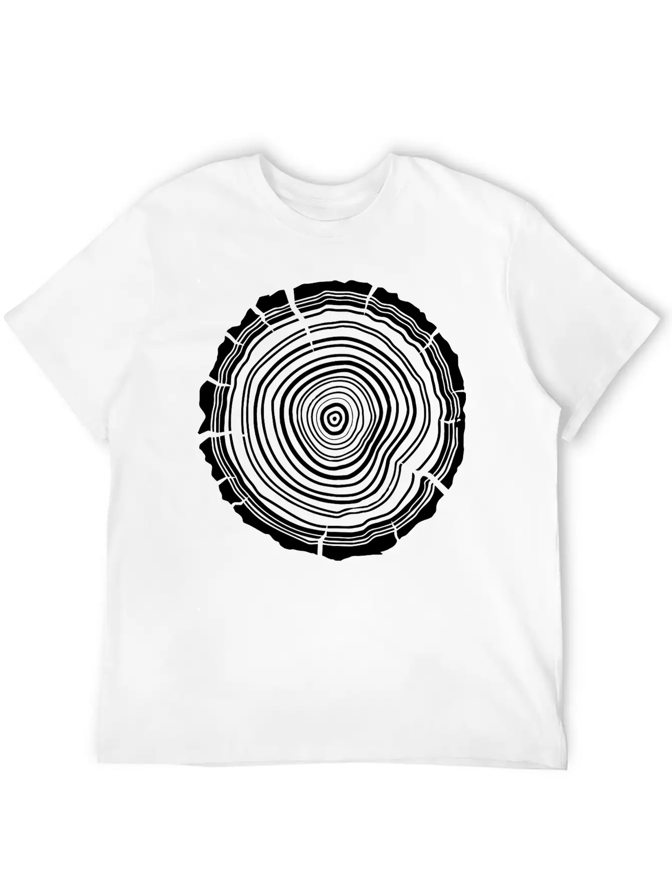 Tree Rings Essential Unisex Summer Tee – Soft Cotton Casual Fit