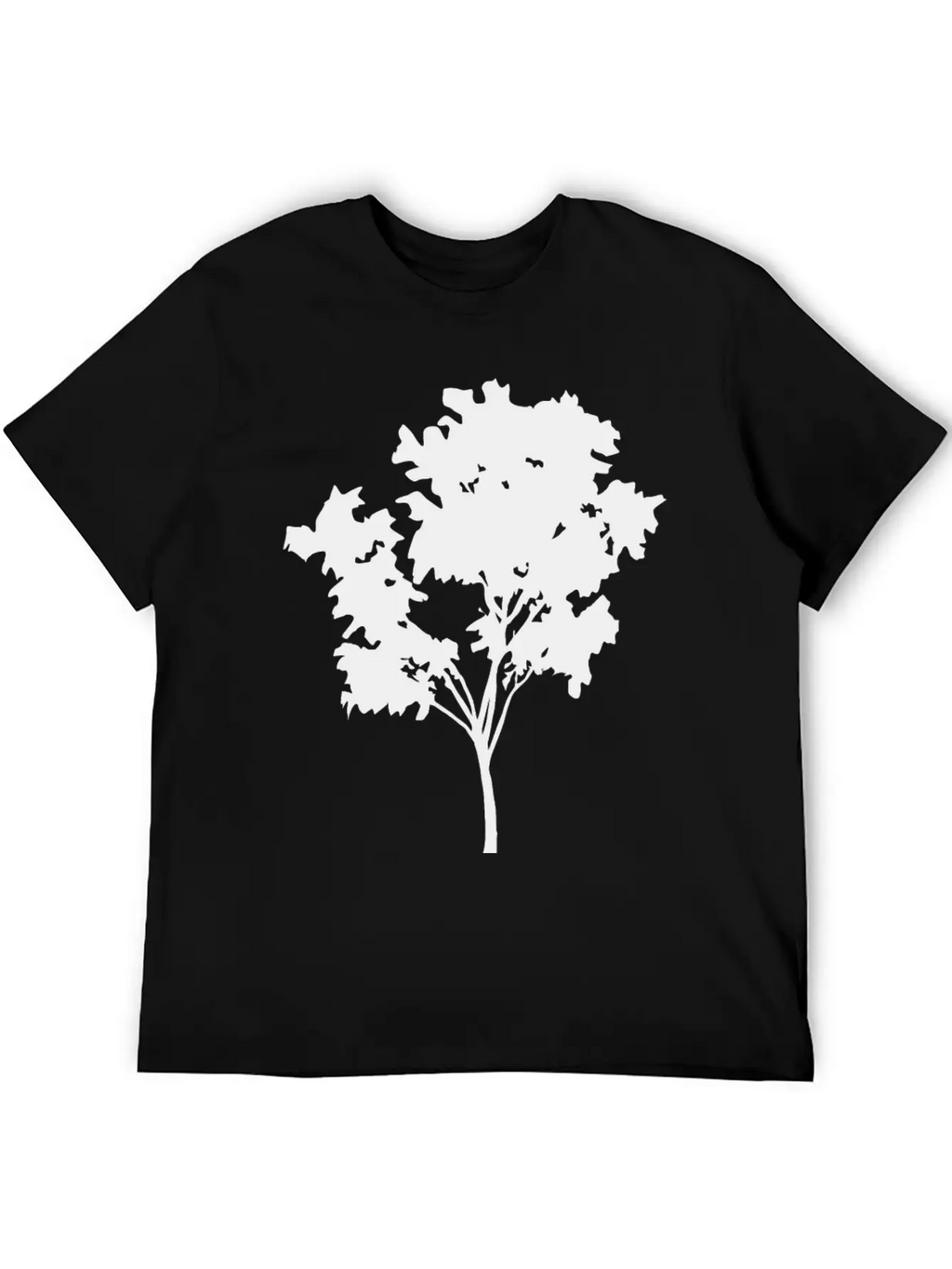 Tree Silhouette Relaxed Everyday Tee – Lightweight And Durable Cotton