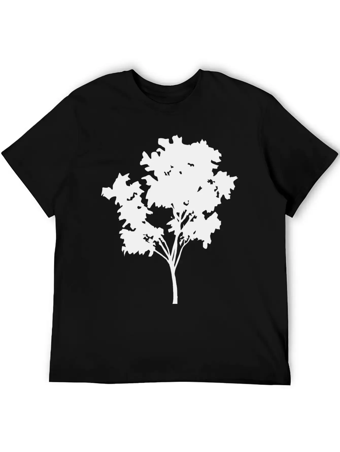 Tree Silhouette Relaxed Everyday Tee – Lightweight And Durable Cotton